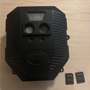Black Trail Camera with SanDisk Memory Cards